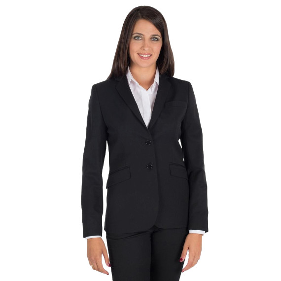 Americana da donna con 2 bottoni e pince frontali, in tessuto CONFORT UNIFORMES GARY'S 821200.
