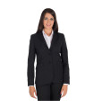 Veste américaine pour femme avec 2 boutons et pinces avant, en tissu CONFORT UNIFORMES GARY'S 821200.