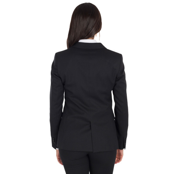 Americana de mulher com 2 botões e pregas frontais, em tecido CONFORT UNIFORMES GARY'S 821200.