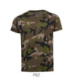 Camiseta Homem Gola Redonda SOL'S CAMO MEN