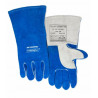Blue glove with reinforced thumb WELDAS Wide Body COMFOFLEX