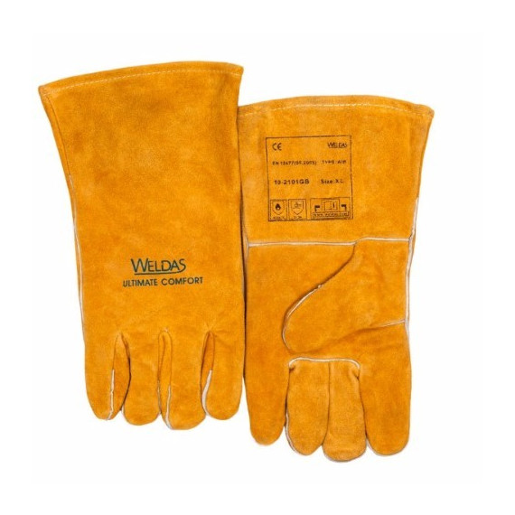 Golden Brown-wirtschaftlicher Handschuh (Größe L)