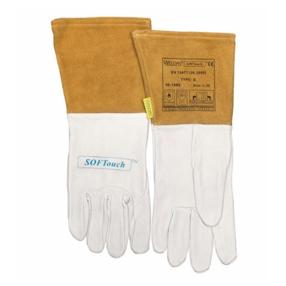 Glove Tig Softouch Fur Flower Goat