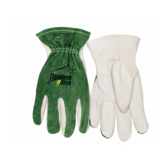 Gant de pilote Thunderingbison Cuir Palm Fleur Bison