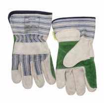 Double paume de gant de la peau 7,5 cm (taille L)