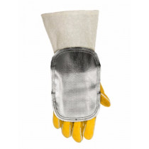 Aluminisierter Handschutz für hohe Temperaturen