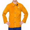 Jacket with flame retardant fabric back WELDAS Golden Brown