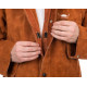 Veste de soudeur brune
