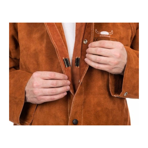 Welder Jacket Lava Brown mit Backduence-Stoff zurück