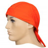WELDAS Doo-Rag fireproof head protector in Fire Fox orange
