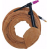 WELDAS split leather hose cover with 28mm diameter PYTHONRAP