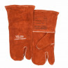 Cotton-coated glove for handling TIG guns