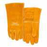 WELDAS Golden Brown Straight Thumb Welding Glove