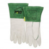 Bison leather gloves with suede leather cuff WELDAS TIG ThunderingBison