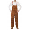 Lava Brown coverall with chest protection and closed back WELDAS
