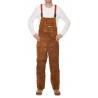Lava Brown jumpsuit with chest protection and closed back WELDAS