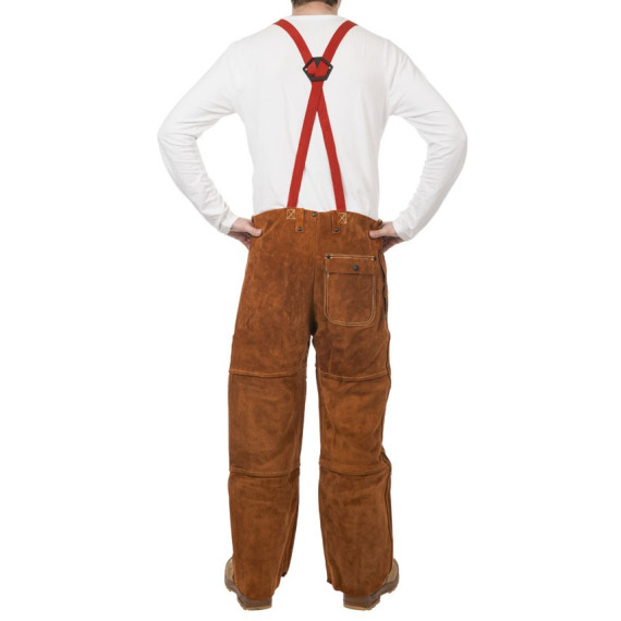 Brown lava pants with closed back