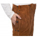 Brown lava pants with closed back