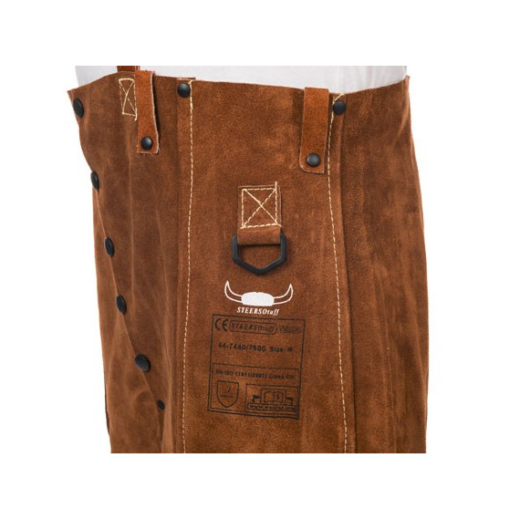 Pantalon de lave brun avec dos fermé