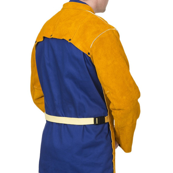 Bolero doré brun dos ouvert