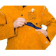 Bolero doré brun dos ouvert