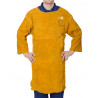 Shoulder type welding apron WELDAS Golden Brown