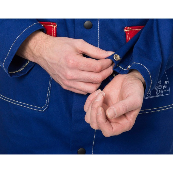 Blaue Feuerfeuerfuchsjacke