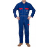 Blue protective suit for welder WELDAS Fire Fox