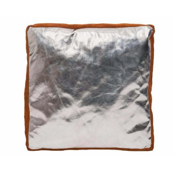 Cojin com alça para soldador, lava marrom / aluminizado 50 x 50 x 8 cm