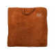 Cojin with handle for welder, Brown lava / aluminized 50 x 50 x 8 cm