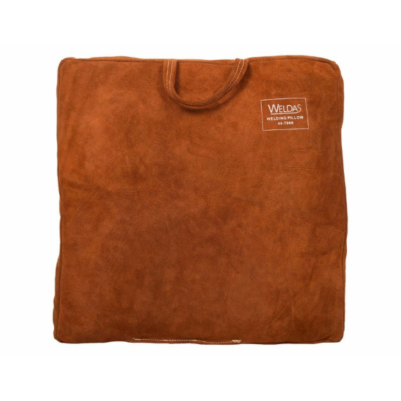 Cojin com alça para soldador, lava marrom / aluminizado 50 x 50 x 8 cm