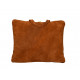 Cojin with handle for welder, Brown lava / aluminized 39 x 33 x 3 cm