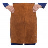 WELDAS Lava Brown welding apron 60 cm long