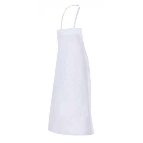 Delantal blanco con peto Serie 4S (Talla única)