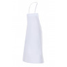 White apron with bib with adjustment strips VELILLA Series 4S (One size)