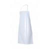 White PVC apron with bib VELILLA Series 7 (One size)