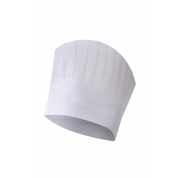 80 Series Disposable White Chef Cap (Single Size) (25 UD)