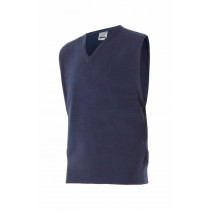Navy Vest Fine knitting with peak 99 series