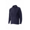 Navy blue jacket in thick knit with high collar VELILLA Series 102