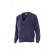 Chaqueta azul marino punto fino mujer Serie 103