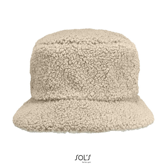 Chapeau de Pêcheur Réversible Sherpa et Velours SOL'S BUCKET 2IN1