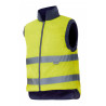 VELILLA Series 148 Multi-pocket Reversible High Visibility Padded Vest