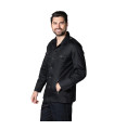 Chef jacket with central buttons, side pockets for men CANO UNIFORMES GARY'S 940400
