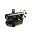 Aquecedor diesel DHG 30 kW com lareira de gás de escape UNICRAFT