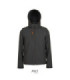 Giacca Softshell con cappuccio e maniche rimovibili