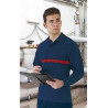Bicolor long sleeve polo Firefighters or Civil Protection VALENTO Server
