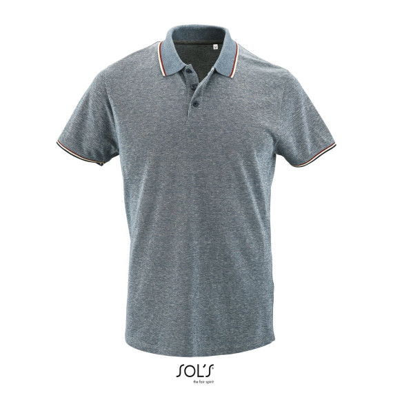 Polo Marbré Pour Homme SOL'S PANAME MEN