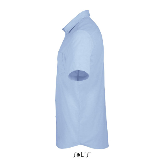 Camisa De Oxford De Hombre De Manga Corta SOL'S BRISBANE FIT