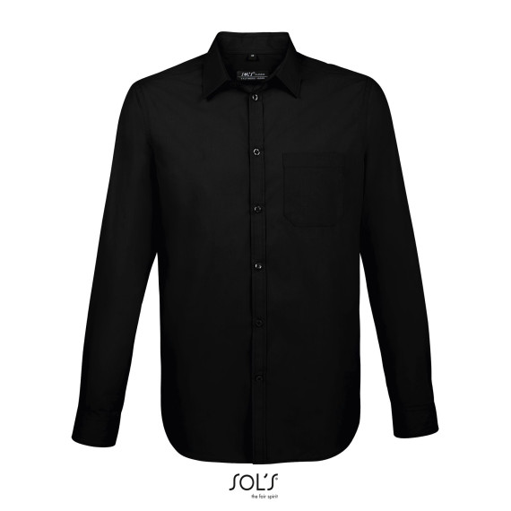 T-shirt di popelin uomo manica lunga SOL'S BALTIMORE FIT