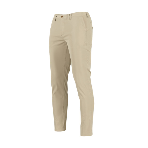 Pantaloni da uomo chino anti piega beige, in tessuto di fibra T400 UNIFORMI GARY'S 700027